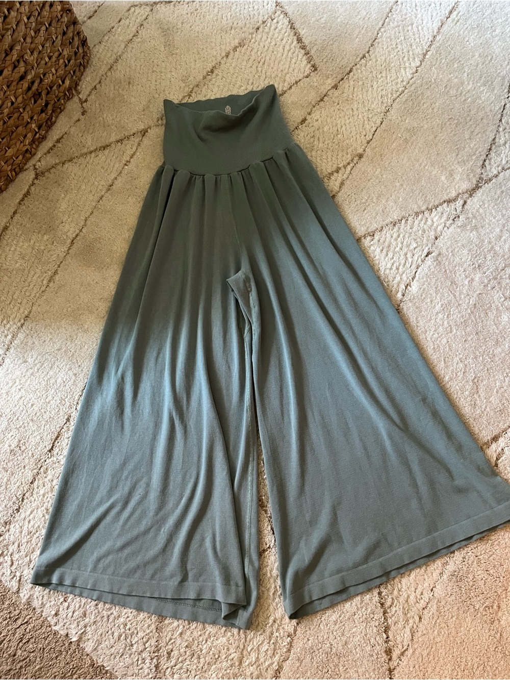 Free People Movement Wide Leg Cropped Pant